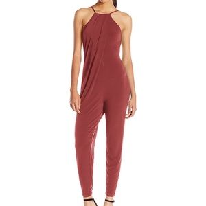 Bcbgeneration mahogany crisscross jumpsuit